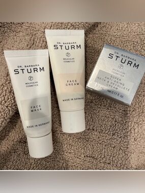Dr Sturm Face Cream and Cleanser SET of 3 New